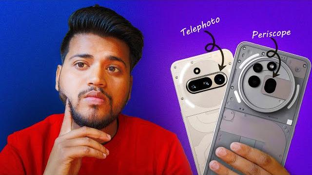 Telephoto camera vs periscope camera | what's the actual difference ft. nothing phone 3a series Telephoto camera vs periscope camera | what's the actual difference ft. nothing phone 3a series