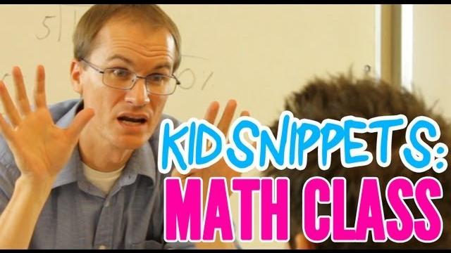 Kid snippets: "math class" (imagined by kids) Kid snippets: "math class" (imagined by kids)