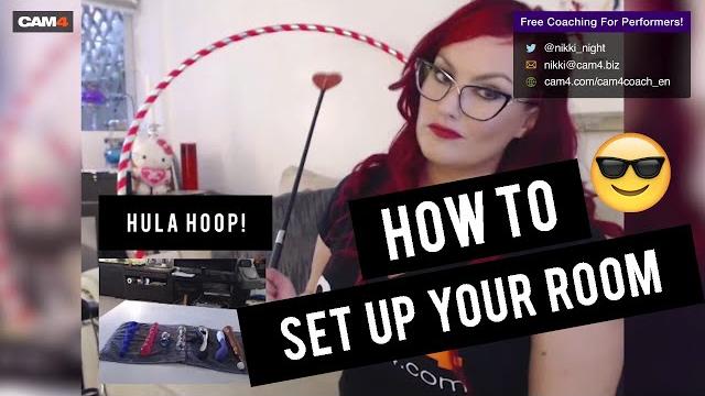 How to set up your room for webcam broadcasting How to set up your room for webcam broadcasting