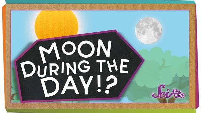 Why can i see the moon during the day? Why can i see the moon during the day?