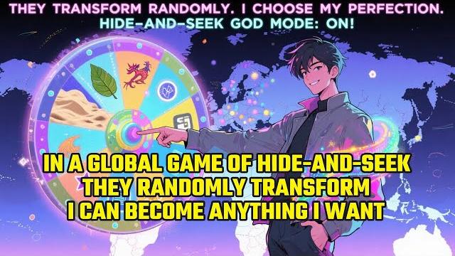 In a global game of hide-and-seek, they randomly transform, i can become anything i want In a global game of hide-and-seek, they randomly transform, i can become anything i want