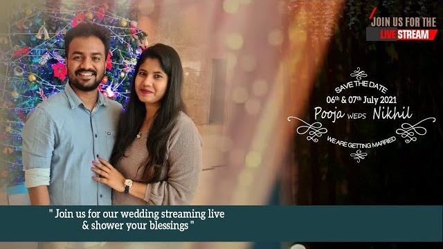 Pooja weds nikhil wedding live event Pooja weds nikhil wedding live event