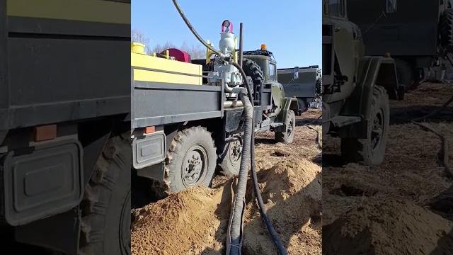 Работа бурового насоса для промывки скважины #бурениескважин #бурениескважиннаводу #грузовик Работа бурового насоса для промывки скважины #бурениескважин #бурениескважиннаводу #грузовик