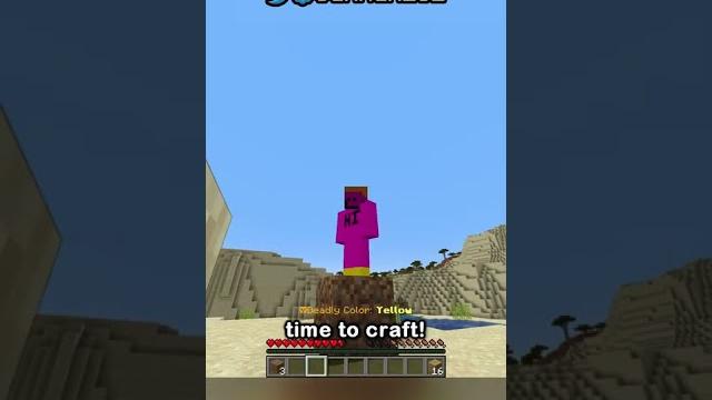 Minecraft, but i can't touch randomly changing colors... Minecraft, but i can't touch randomly changing colors...