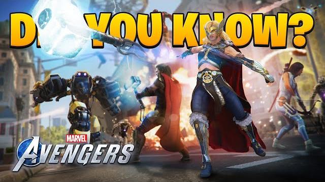 Did you know marvel's avengers... Did you know marvel's avengers...