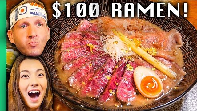 $2 ramen vs $100 ramen in tokyo, japan!!! never seen before!! $2 ramen vs $100 ramen in tokyo, japan!!! never seen before!!