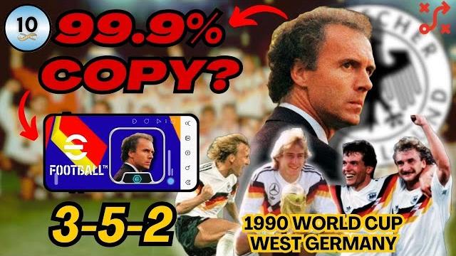I cloned beckenbauer's 1990 west germany tactics in efootball | reliving the glory ep.14 I cloned beckenbauer's 1990 west germany tactics in efootball | reliving the glory ep.14