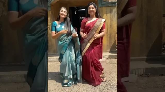 How simple is so many costume changes in a day!! not as simple as it sounds #vijaytv How simple is so many costume changes in a day!! not as simple as it sounds #vijaytv