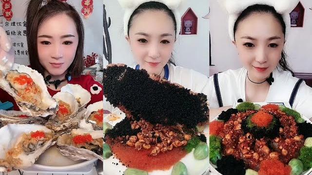 Mukbang #136:eat seafood oyster caviar shrimp tobiko roe garlic #mukbang #yummy #delicious Mukbang #136:eat seafood oyster caviar shrimp tobiko roe garlic #mukbang #yummy #delicious