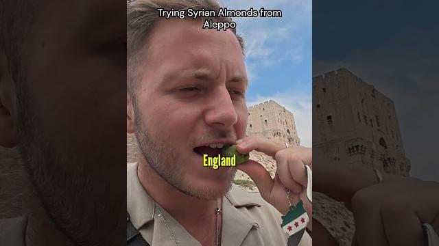 Trying syrian almonds from aleppo Trying syrian almonds from aleppo