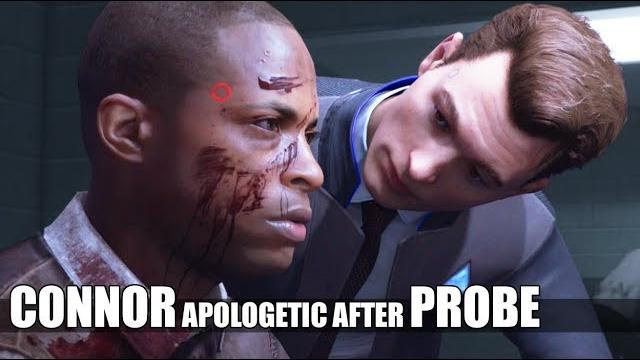 Detroit become human - connor expresses regret - hk400 resists probe - interrogation (all dialogue) Detroit become human - connor expresses regret - hk400 resists probe - interrogation (all dialogue)