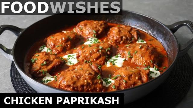Chicken paprikash - hungarian chicken stew - food wishes Chicken paprikash - hungarian chicken stew - food wishes