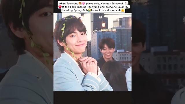 Tae posing cute whereas jk at the back#taekook #vkook #taekookforever #vkookcute #ytshorts #kimtae Tae posing cute whereas jk at the back#taekook #vkook #taekookforever #vkookcute #ytshorts #kimtae