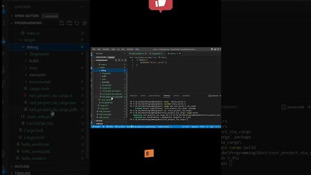 Rust programming || cargo build || debug mode || cargo check #rustprogramming #rust #cargo #shorts Rust programming || cargo build || debug mode || cargo check #rustprogramming #rust #cargo #shorts