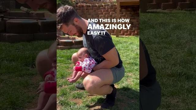 This is how amazingly easy it is to potty your baby outside! ️ This is how amazingly easy it is to potty your baby outside! ️