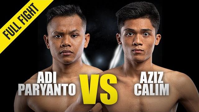 Adi paryanto vs. aziz calim | one championship full fight Adi paryanto vs. aziz calim | one championship full fight