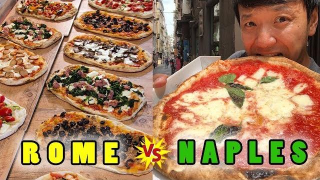 Best pizza in italy! naples pizza vs. rome pizza! Best pizza in italy! naples pizza vs. rome pizza!