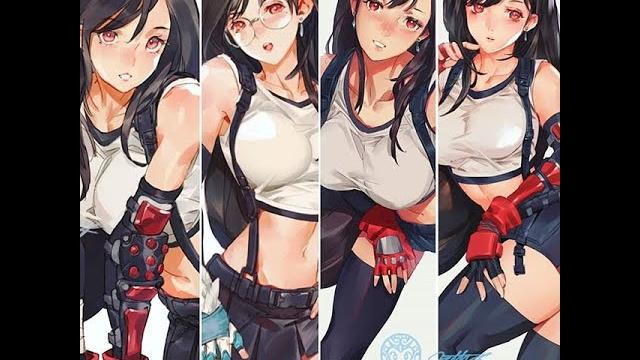 Tifa rough drafts timelapse Tifa rough drafts timelapse