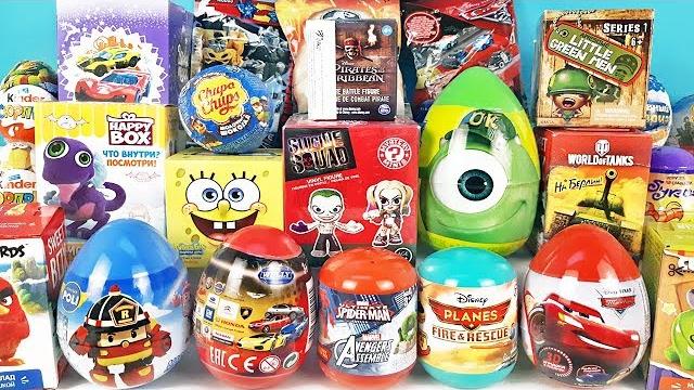 Мега выпуск сюрпризов для мальчиков! машинки,танки,губка боб,тачки,мстители kinder surprise unboxing Мега выпуск сюрпризов для мальчиков! машинки,танки,губка боб,тачки,мстители kinder surprise unboxing