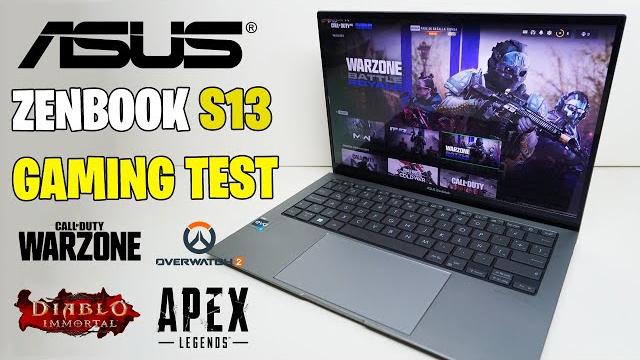 Asus zenbook s13 oled 2023: gaming test: apex, diablo immortal and warzone: is it possible to pla... Asus zenbook s13 oled 2023: gaming test: apex, diablo immortal and warzone: is it possible to pla...
