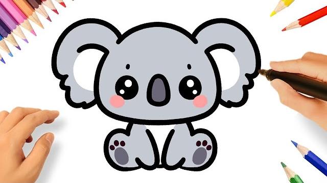 How to draw a cute koala kawaii How to draw a cute koala kawaii