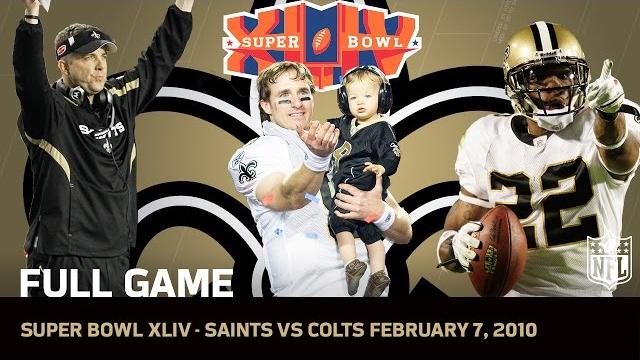 Super bowl xliv: saints first super bowl | saints vs. colts | nfl full game Super bowl xliv: saints first super bowl | saints vs. colts | nfl full game