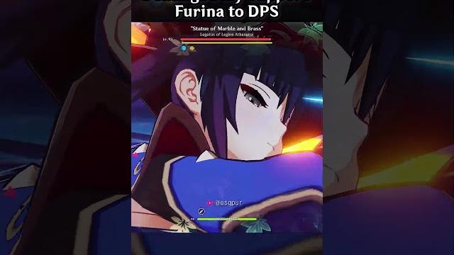 I changed my support furina to dps I changed my support furina to dps