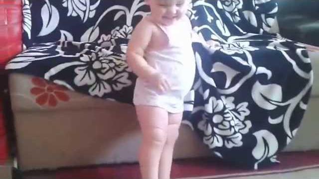 Laughing baby first steps Laughing baby first steps