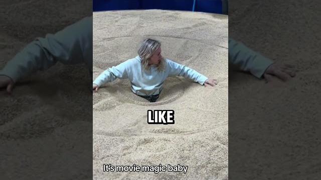 Swallowed by quicksand for a job #timebandit Swallowed by quicksand for a job #timebandit