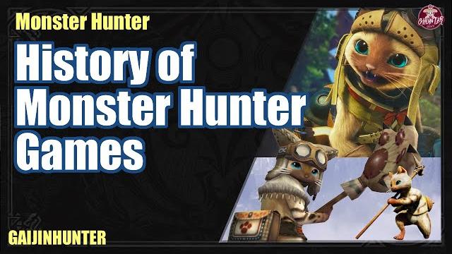 The history of monster hunter games The history of monster hunter games