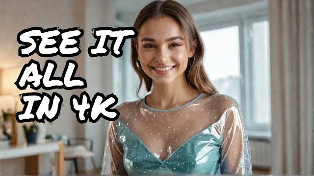 4k cleaning in transparent clothes |petite olya 4k cleaning in transparent clothes |petite olya