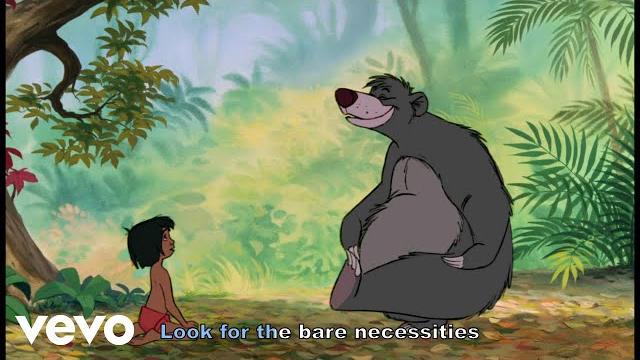 Phil harris, bruce reitherman - the bare necessities (from "the jungle book"/sing-along) Phil harris, bruce reitherman - the bare necessities (from "the jungle book"/sing-along)