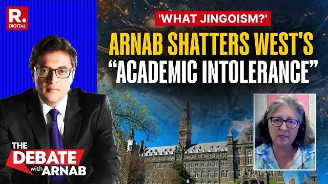Arnab counters dr christine fair on west’s op sindoor narrative, rips into ivory tower intellectuals Arnab counters dr christine fair on west’s op sindoor narrative, rips into ivory tower intellectuals