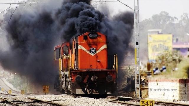 The diesel volcanic eruption by smoking alcos : indian railways The diesel volcanic eruption by smoking alcos : indian railways