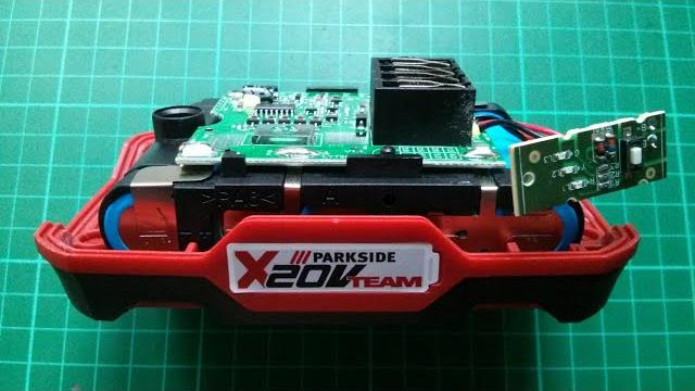 Lidl parkside x20v team battery - strip down & analysis Lidl parkside x20v team battery - strip down & analysis
