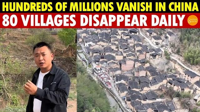 Hundreds of millions vanish in china, 1.7 million empty villages found, 80 villages disappear daily Hundreds of millions vanish in china, 1.7 million empty villages found, 80 villages disappear daily