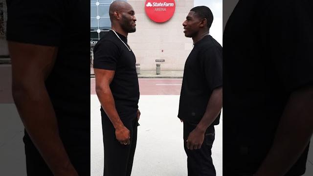 Face-to-face for the first time #ufcatlanta Face-to-face for the first time #ufcatlanta