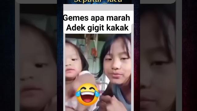 Adik kakak saling gigit gigitan Adik kakak saling gigit gigitan