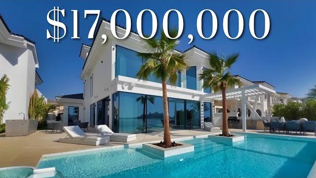 Touring a $17,000,000 beachfront luxury villa with incredible views - palm jumeirah, dubai Touring a $17,000,000 beachfront luxury villa with incredible views - palm jumeirah, dubai