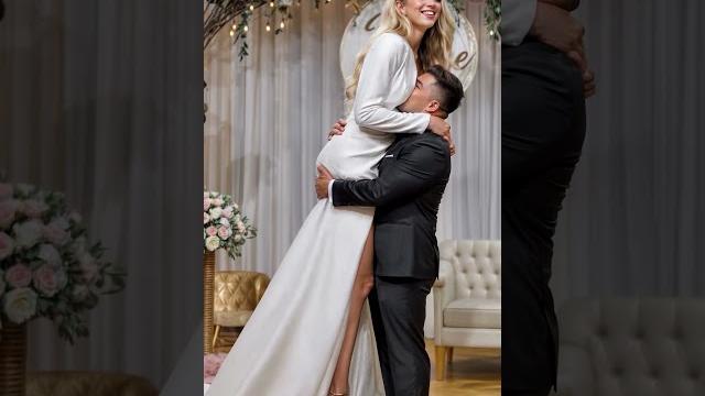 Tall woman marries short man – the internet is shocked! #tallgirlfriend #tallmodel #shorts Tall woman marries short man – the internet is shocked! #tallgirlfriend #tallmodel #shorts
