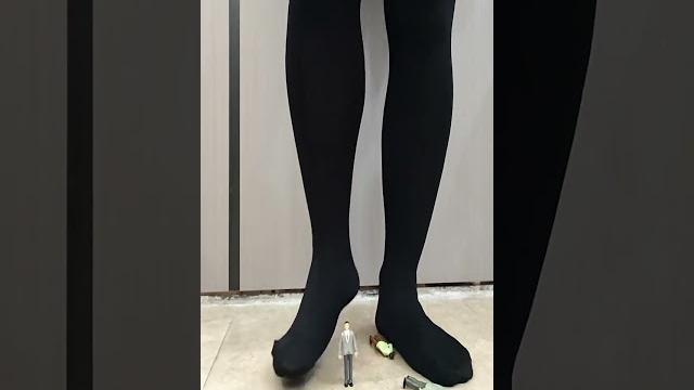 Pantyhose giantess crushed little men part 3 #stockings #viralvideo #tallgirl #longleg #bigfeet Pantyhose giantess crushed little men part 3 #stockings #viralvideo #tallgirl #longleg #bigfeet