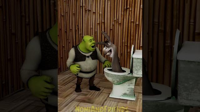 Shrek needs toilet at night #shorts #funny #animation #shrek Shrek needs toilet at night #shorts #funny #animation #shrek