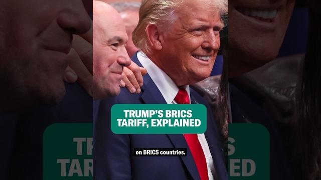 Trump’s brics tariff, explained #shorts Trump’s brics tariff, explained #shorts