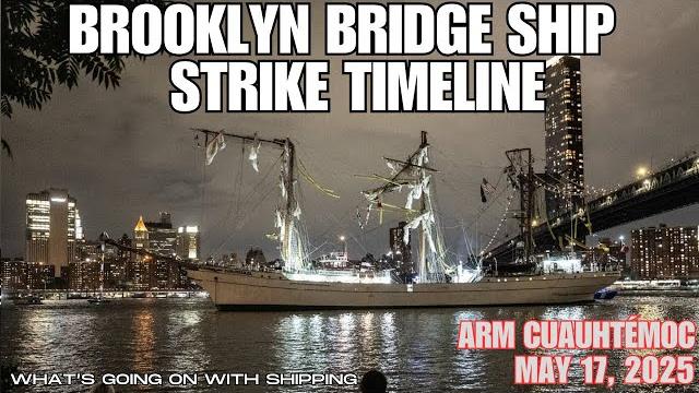 Brooklyn bridge timeline of the allision by the mexican naval training ship arm cuauhtémoc Brooklyn bridge timeline of the allision by the mexican naval training ship arm cuauhtémoc