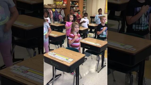 Pledge allegiance- mrs. cozzolino’s class Pledge allegiance- mrs. cozzolino’s class