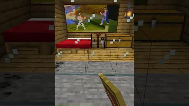 Minecraft fake wall? #minecraft #shorts Minecraft fake wall? #minecraft #shorts