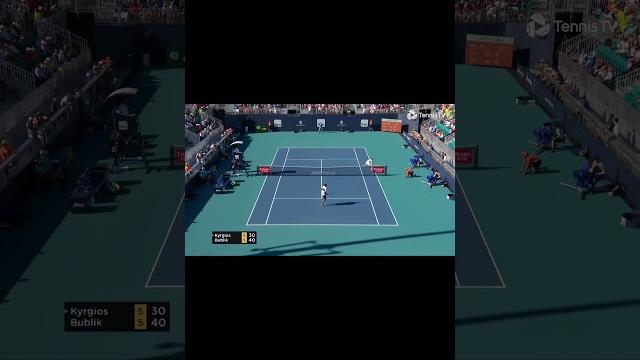 What a drop kyrgios What a drop kyrgios