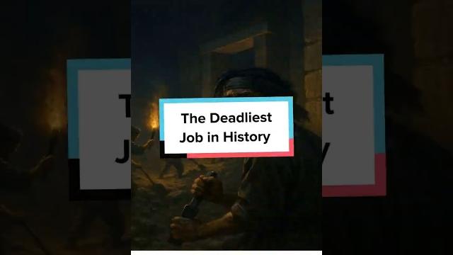 The deadliest job in history The deadliest job in history