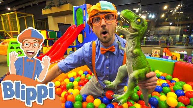 Blippi learns at an indoor playground | educational videos for kids Blippi learns at an indoor playground | educational videos for kids