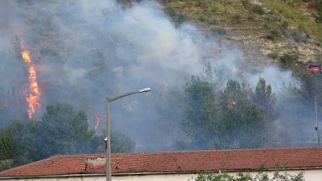 Karabük'te orman yangini Karabük'te orman yangini
